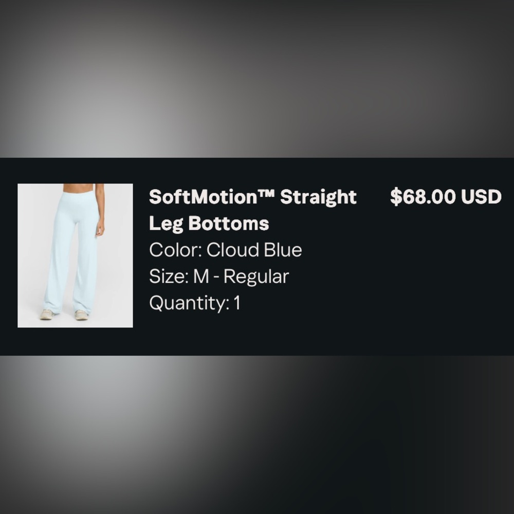 Oner Active Cloud Blue Softmotion Straight Leg Pa… - image 4